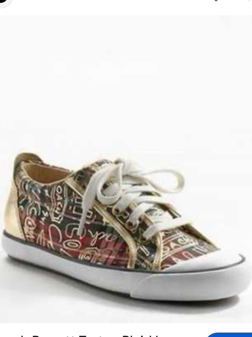 Coach ‘Barrett Tartan’ Low-Top Sneakers in Black, Red & Gold size 7 - Picture 7 of 7